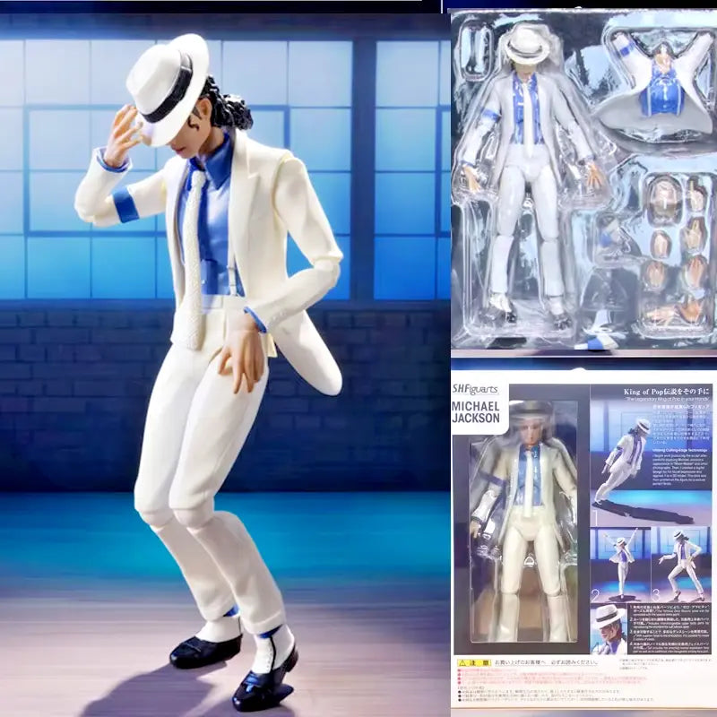 Michael Jackson Smooth Criminal Moonwalk Action Figure - Perfetto Regalo! 🎄