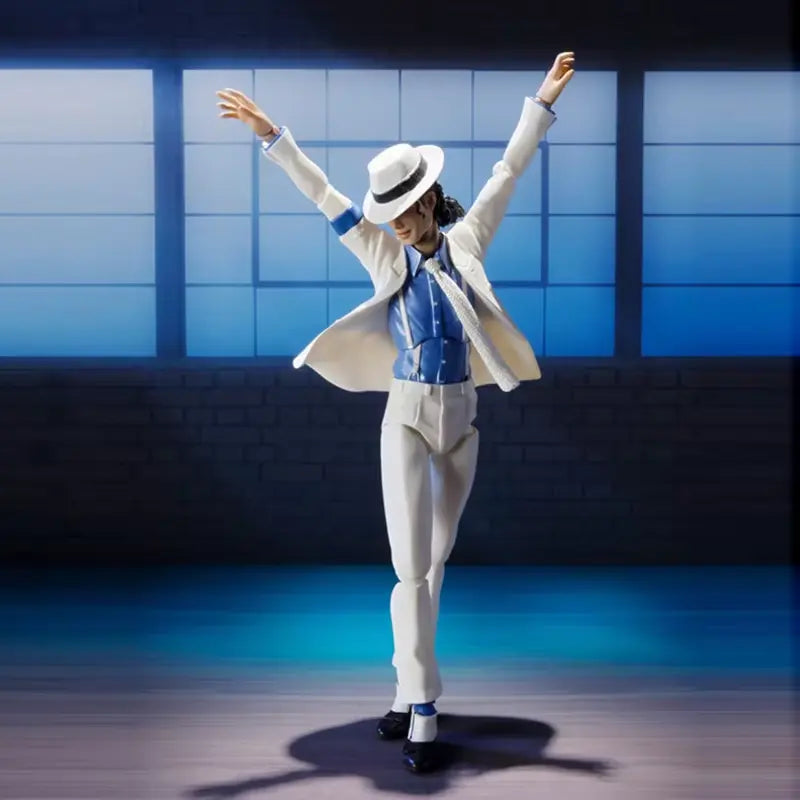 Michael Jackson Smooth Criminal Moonwalk Action Figure - Perfetto Regalo! 🎄