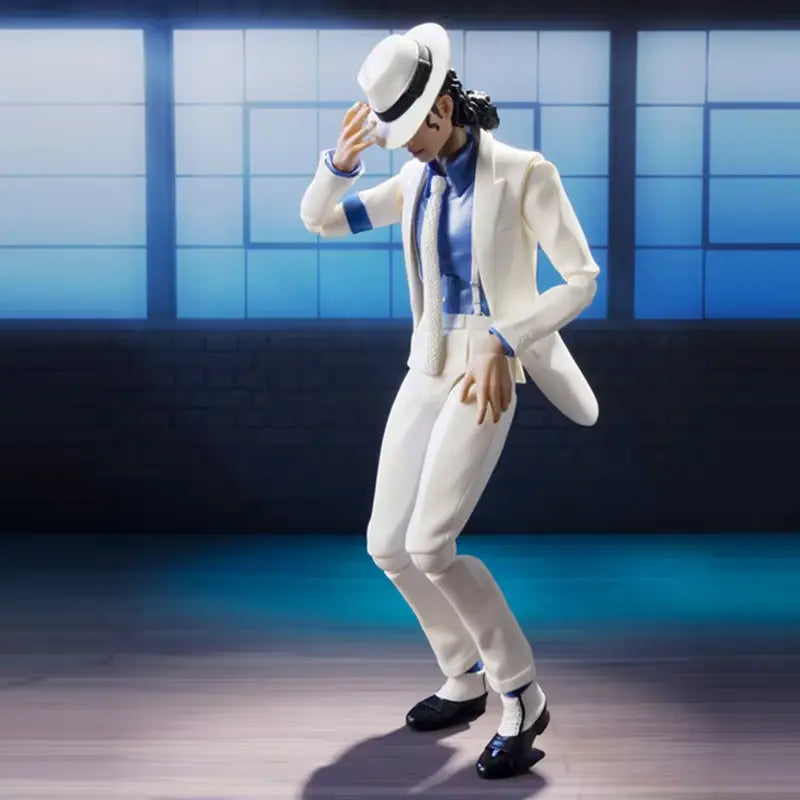 Michael Jackson Smooth Criminal Moonwalk Action Figure - Perfetto Regalo! 🎄