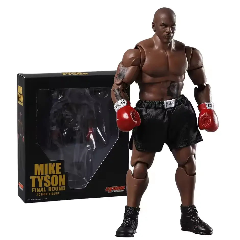 🥊 Mike Tyson Action Figure 17cm - Modello da Collezione Final Round Boxe 🌟