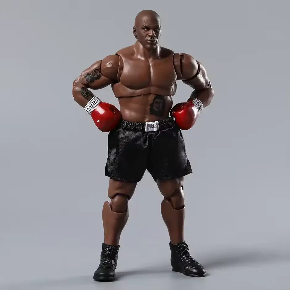 🥊 Mike Tyson Action Figure 17cm - Modello da Collezione Final Round Boxe 🌟