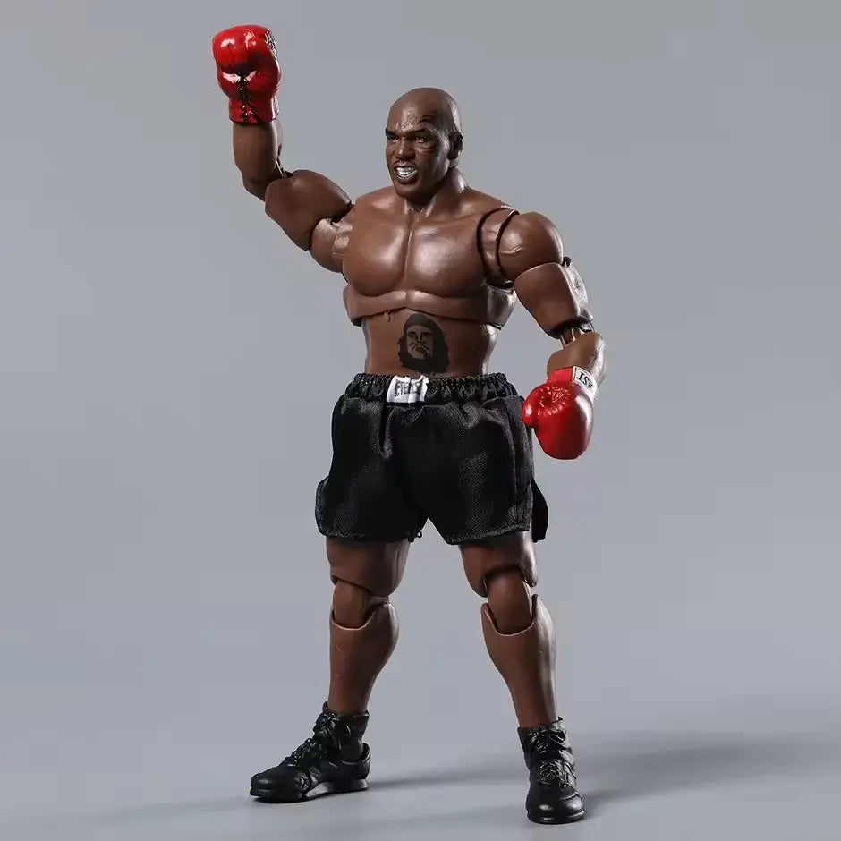 🥊 Mike Tyson Action Figure 17cm - Modello da Collezione Final Round Boxe 🌟