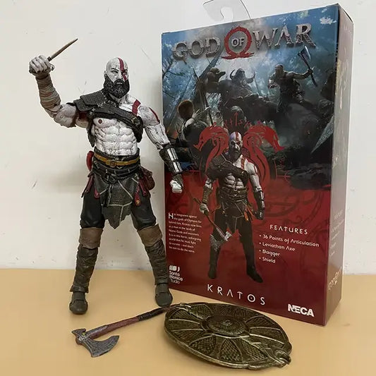 🔥 NECA Action Figure God of War - Ghost of Sparta Kratos in Ares Armor 18cm