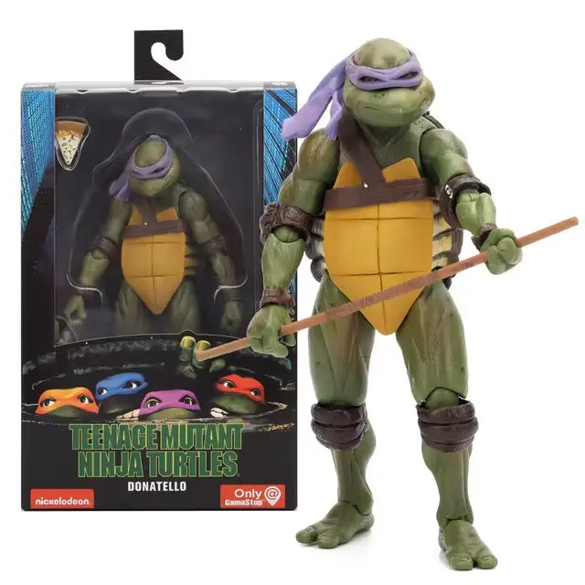 🐢 NECA Ninja Turtles TMNT Action Figure 18cm - Personaggi del Film Cult 🐢