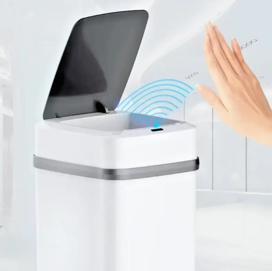 🚮 Pattumiera Smart con Sensore Automatico | Coperchio Touchless | 12L 🧼