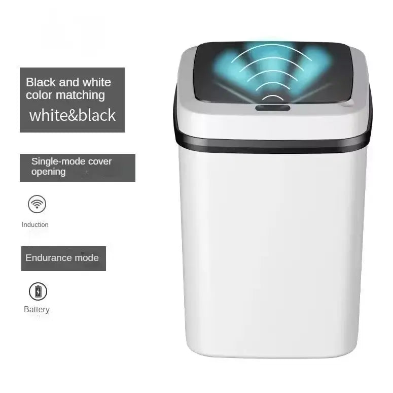 🚮 Pattumiera Smart con Sensore Automatico | Coperchio Touchless | 12L 🧼