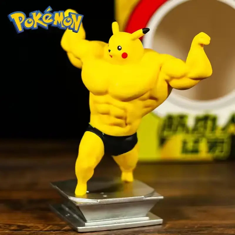 🔥 Pokemon Action Figure 10cm - Pikachu, Charmander, Squirtle, Psyduck