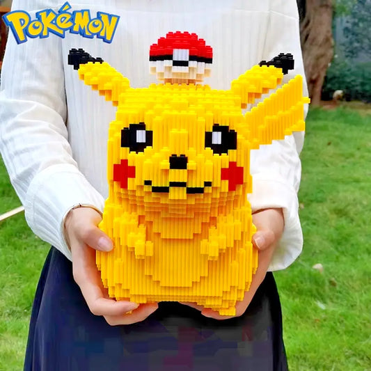 🔶 Pokémon Pikachu Micro Building Blocks 5210 Pezzi - Costruzioni Anime! 🟡