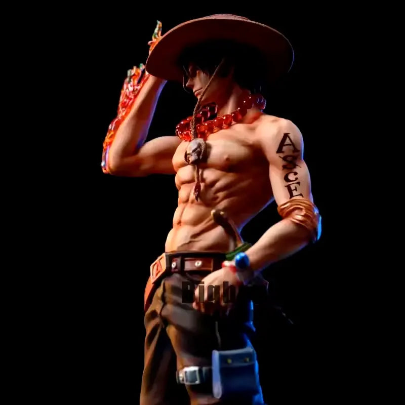 🌟 Portgas D. Ace Action Figure 23cm - One Piece Anime Manga Alta Qualità 🏴‍☠️