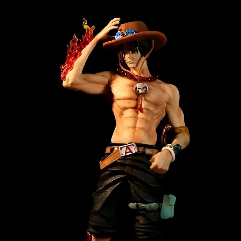 🌟 Portgas D. Ace Action Figure 23cm - One Piece Anime Manga Alta Qualità 🏴‍☠️