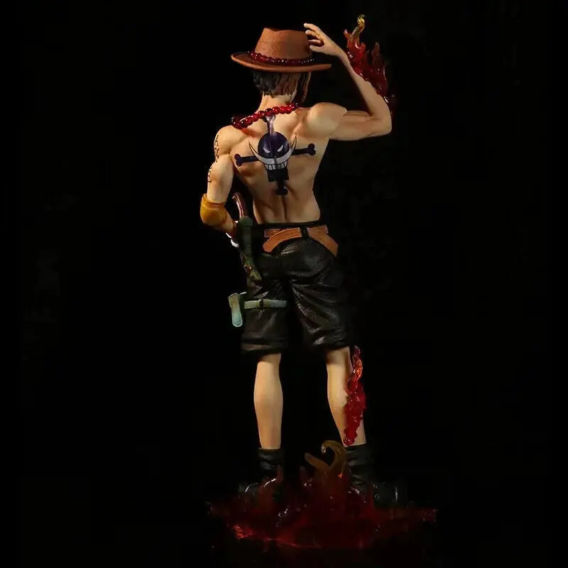 🌟 Portgas D. Ace Action Figure 23cm - One Piece Anime Manga Alta Qualità 🏴‍☠️