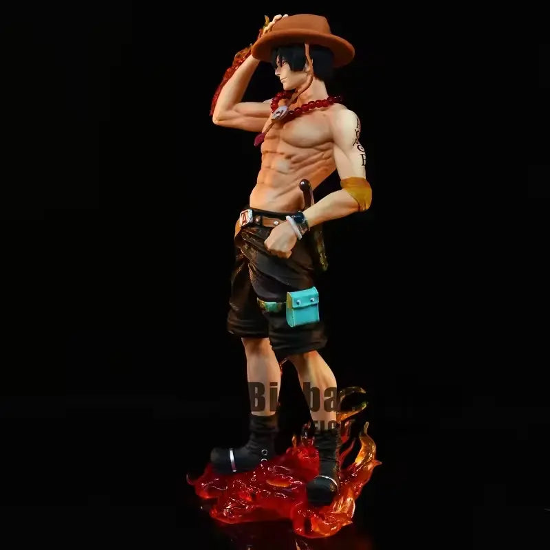 🌟 Portgas D. Ace Action Figure 23cm - One Piece Anime Manga Alta Qualità 🏴‍☠️