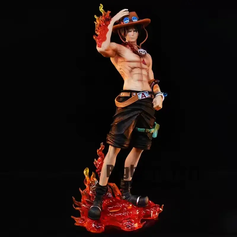 🌟 Portgas D. Ace Action Figure 23cm - One Piece Anime Manga Alta Qualità 🏴‍☠️