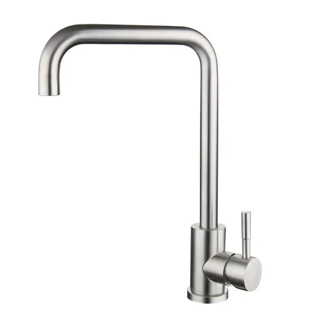 Rubinetto Cucina Acciaio Inox Inossidabile Lavello Miscelatore Acqua Lavandino