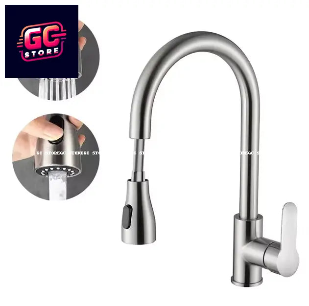 Rubinetto Cucina Lavello Miscelatore Acqua Lavandino Acciaio Inox Inossidabile 