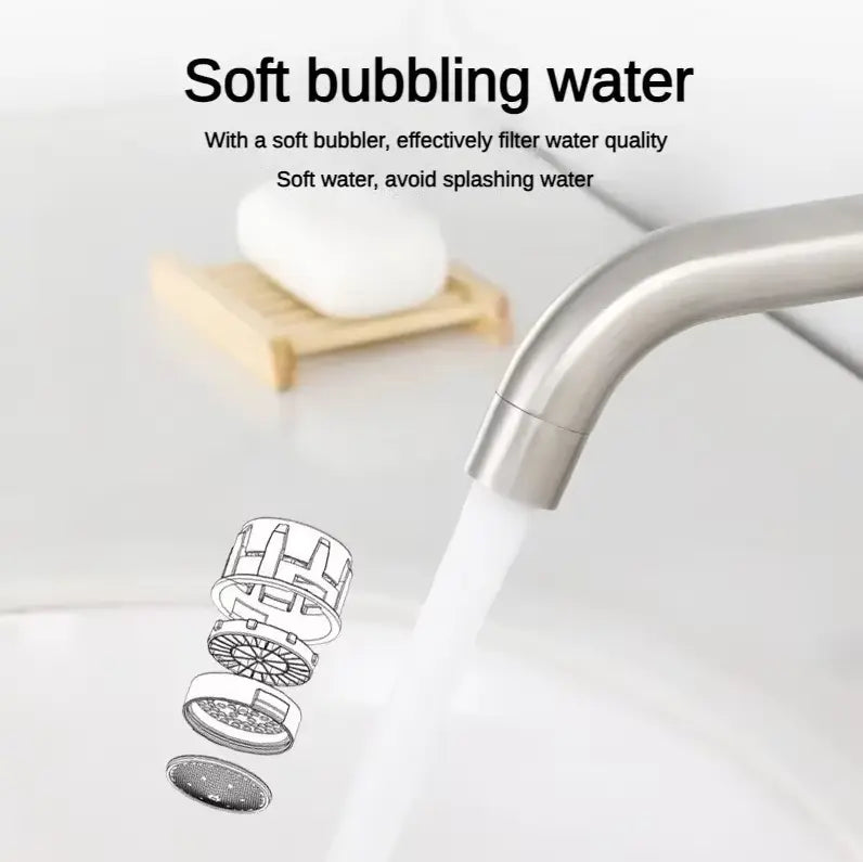 Rubinetto bagno lavabo,Miscelatore Acqua Lavello Acciaio Inox Inossidabile