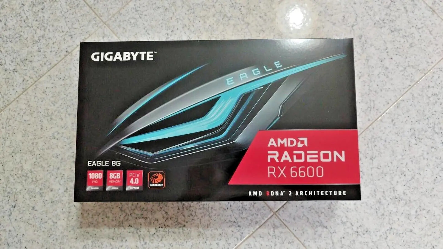 🔥 Scheda Video RX 6600 Gigabyte 8GB 3 Ventole - AMD GDDR6, HDMI/DP 🖥️