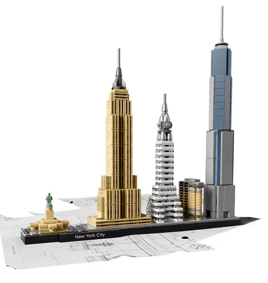 Set Completo Costruzioni Città Famose - New York, Parigi, Dubai, Londra, Tokyo🌆