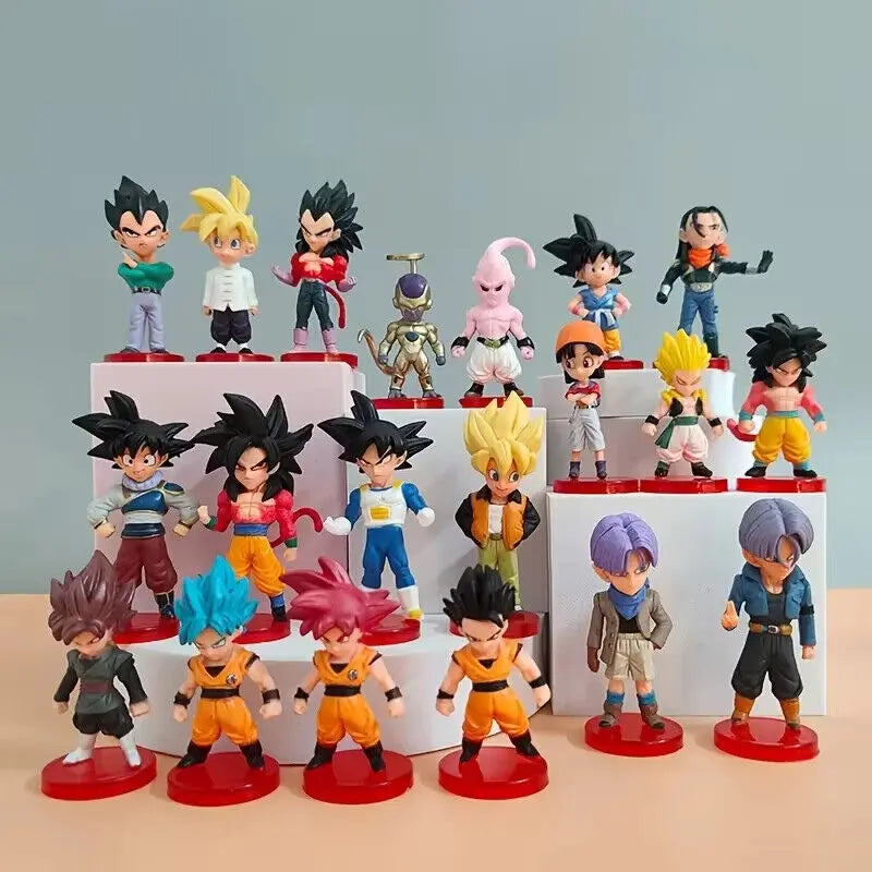 Set di 20 Action Figures di Dragon Ball - Collezione Completa con Personaggi Ico