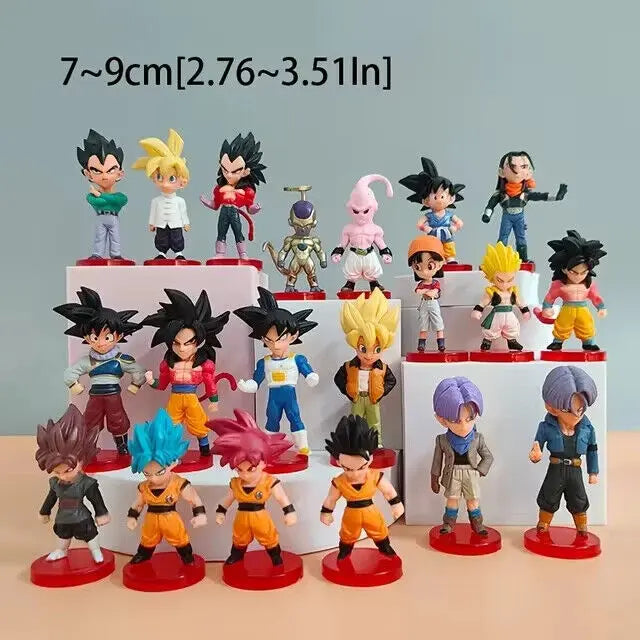 Set di 20 Action Figures di Dragon Ball - Collezione Completa con Personaggi Ico