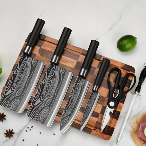 Set di Coltelli da Cucina Professionale - Precisione e Stile