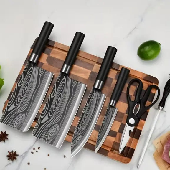 Set di Coltelli da Cucina Professionale - Precisione e Stile