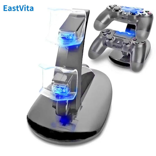 🎮 Stazione di Ricarica per Controller PS4 DualShock - Caricatore Dock Supporto