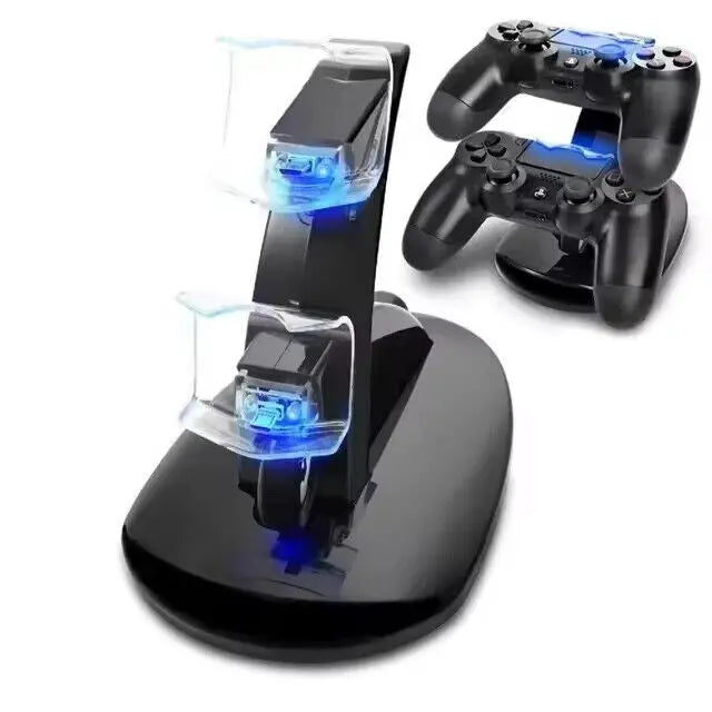 🎮 Stazione di Ricarica per Controller PS4 DualShock - Caricatore Dock Supporto