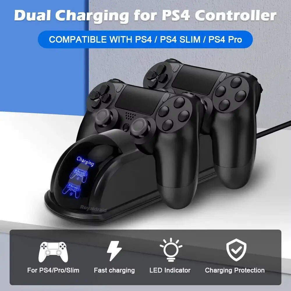 Stazione di ricarica per Controller PS4 Dualshock  Caricatore Dock Supporto Pad