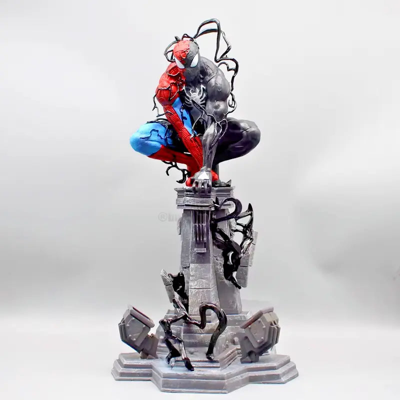 🕷️ Symbiote Spider-Man Action Figure PVC 38cm - Collezione 🕷️