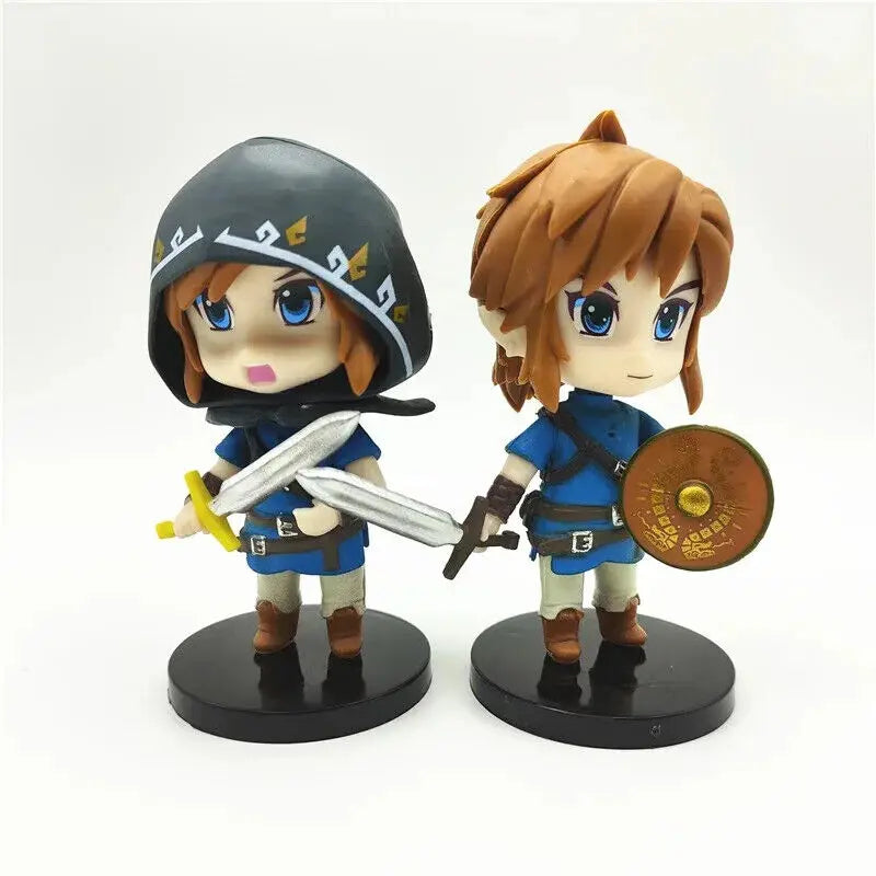 The Legend of Zelda Action Figures Set 6 Pezzi - Link e Zelda - Anime Manga