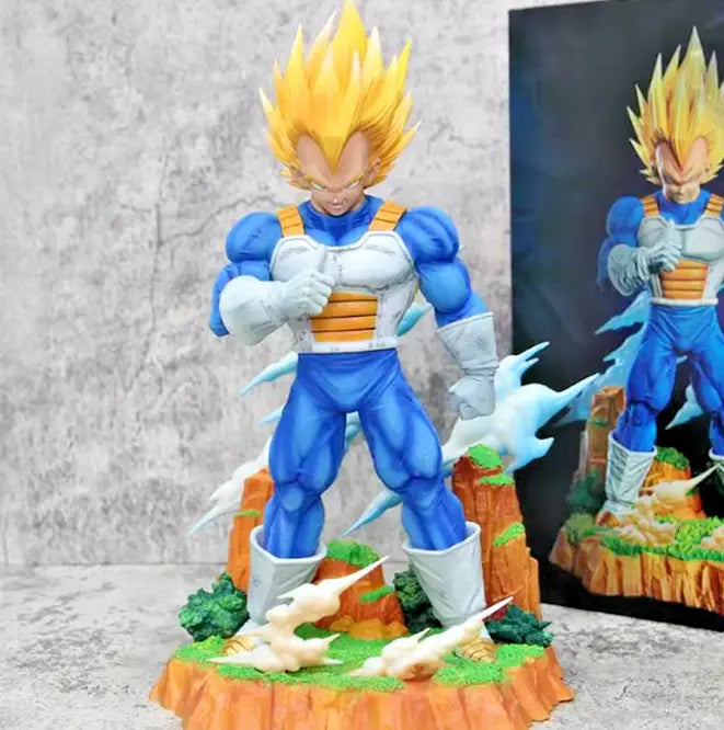 🔥Vegeta Super Saiyan Action Figure Dragon Ball Z Edizione Limitata 36 CM ⚡